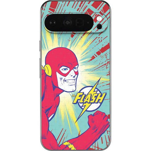 DC Comics The Flash Classic Art Smile Blast Pixel 9 Pro XL Skin